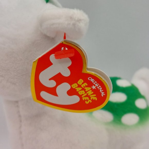 TY - Peppermint The Original Reindeer Beanie Babies NWT Plush 8"Hx6"L 2017 - Picture 2 of 6